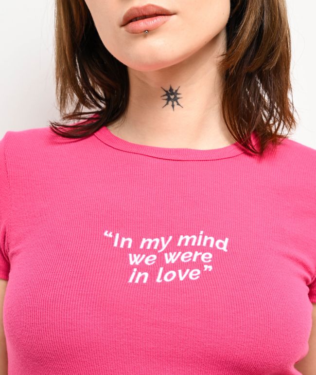 Broken Promises Evermore Pink Crop T-shirt - thumbnail 3