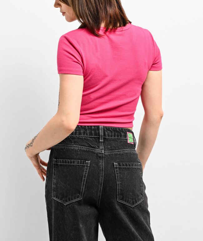 Broken Promises Evermore Pink Crop T-shirt - thumbnail 2