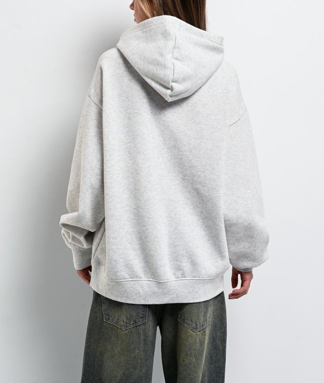 Broken Promises Get A Grip Heather Grey Hoodie - thumbnail 2