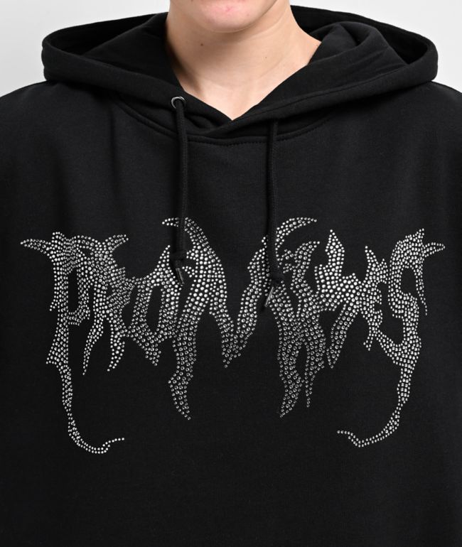 Broken Promises Graveyard Horn Black Hoodie - thumbnail 3