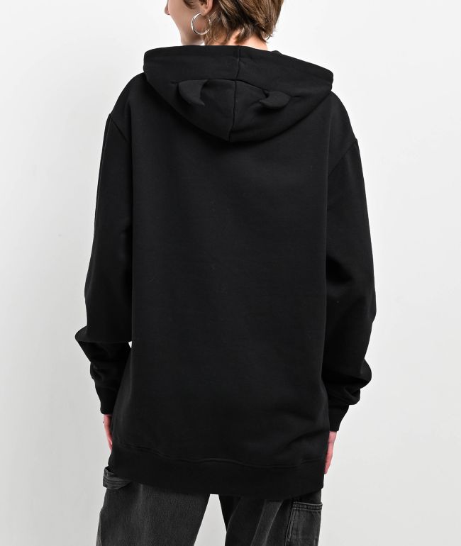 Broken Promises Graveyard Horn Black Hoodie - thumbnail 2