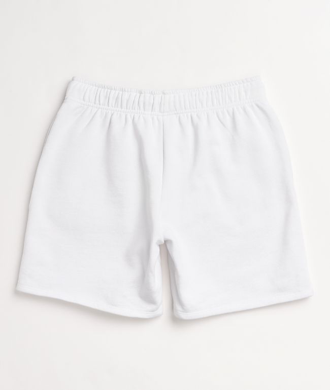 Broken Promises Honey Bee White Sweat Shorts - thumbnail 2