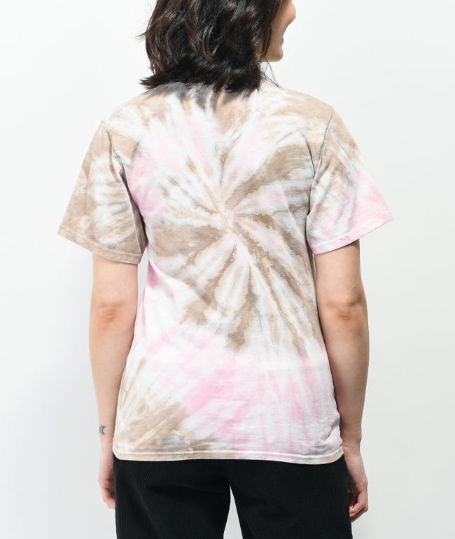 Broken Promises Hung Up Pink Tie Dye T-Shirt - thumbnail 3