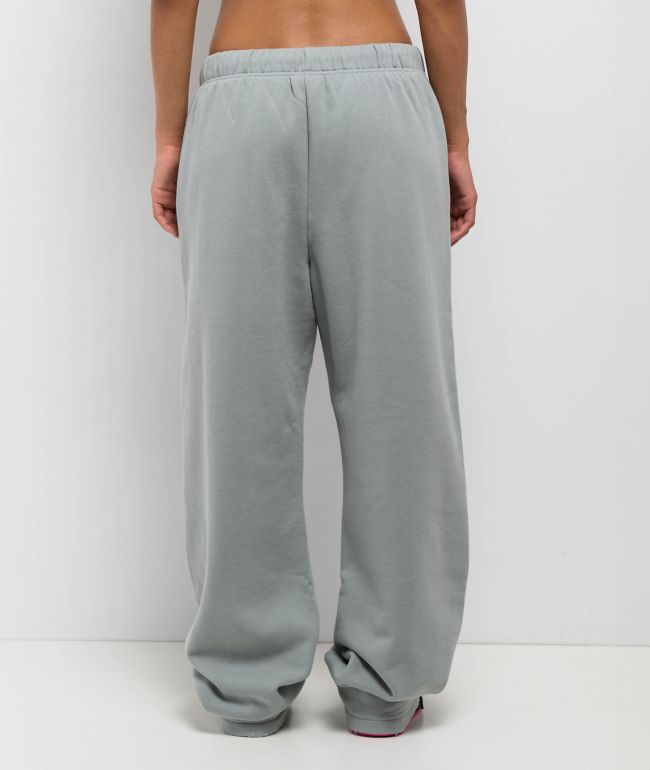 Broken Promises Hysteria Grey Rhinestone Sweatpants - thumbnail 2