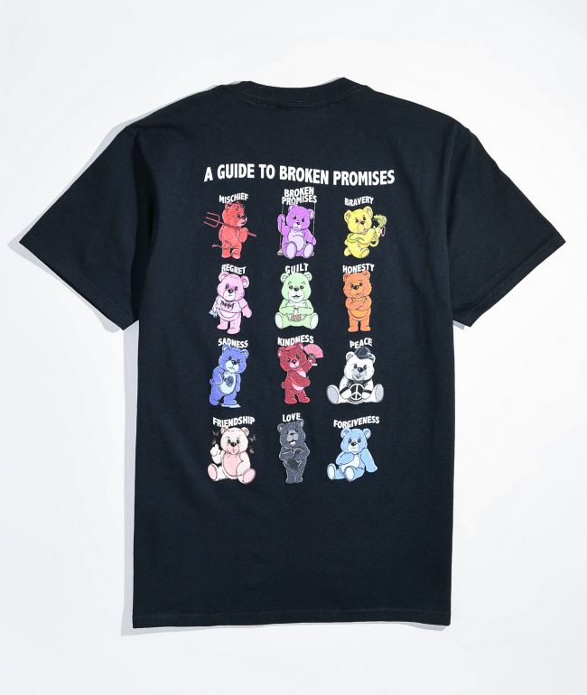 Broken Promises Kids Bear Guide Black T-Shirt