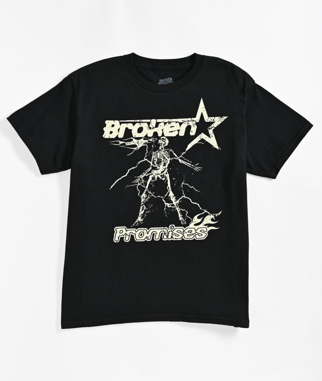 Broken Promises Kids Forcefield Black T-Shirt