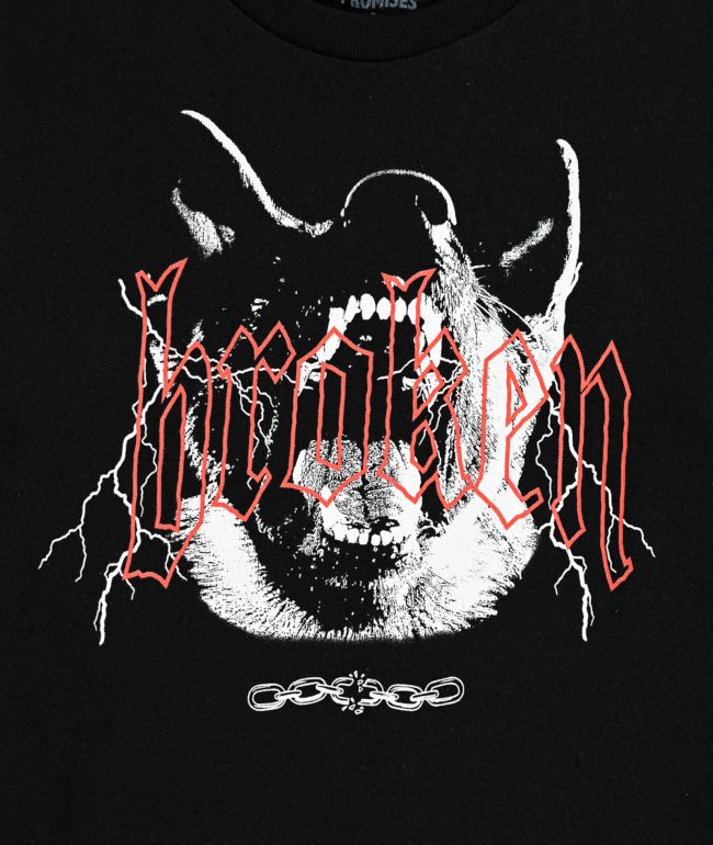 Broken Promises Kids K9 Black T-Shirt - thumbnail 3