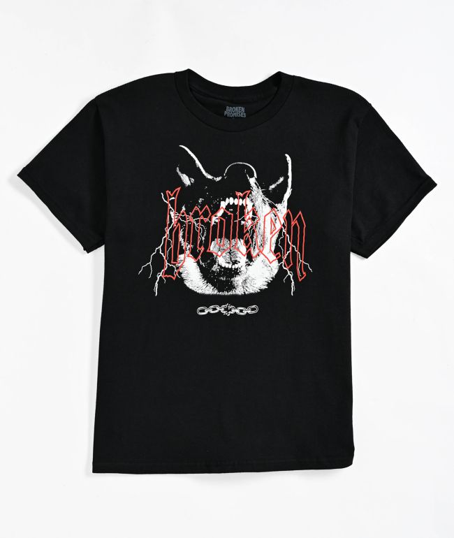 Broken Promises Kids K9 Black T-Shirt