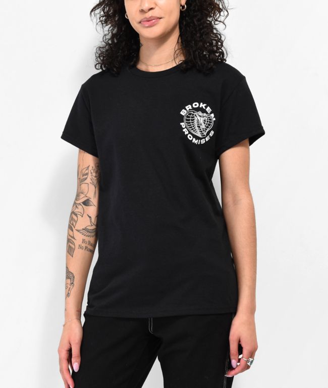 Broken Promises King Cobra Black T-Shirt - thumbnail 2