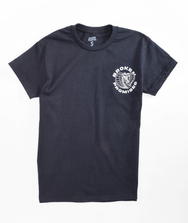 Broken Promises King Cobra Black T-Shirt