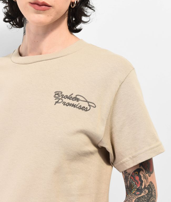 Broken Promises Last Rodeo Tan T-Shirt - thumbnail 3