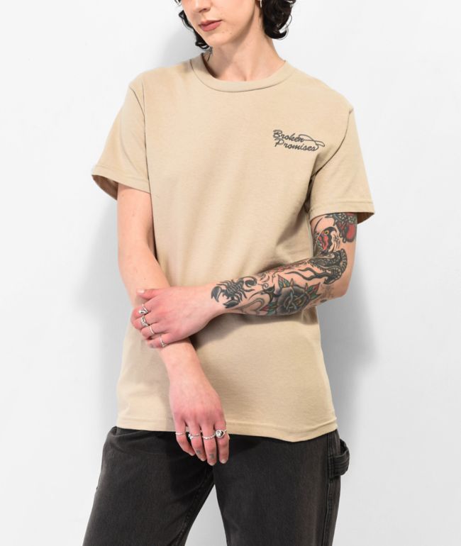 Broken Promises Last Rodeo Tan T-Shirt - thumbnail 2