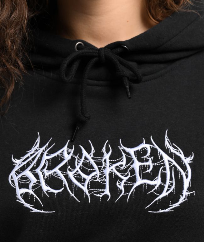 Broken Promises Moshpit Black Hoodie - thumbnail 3