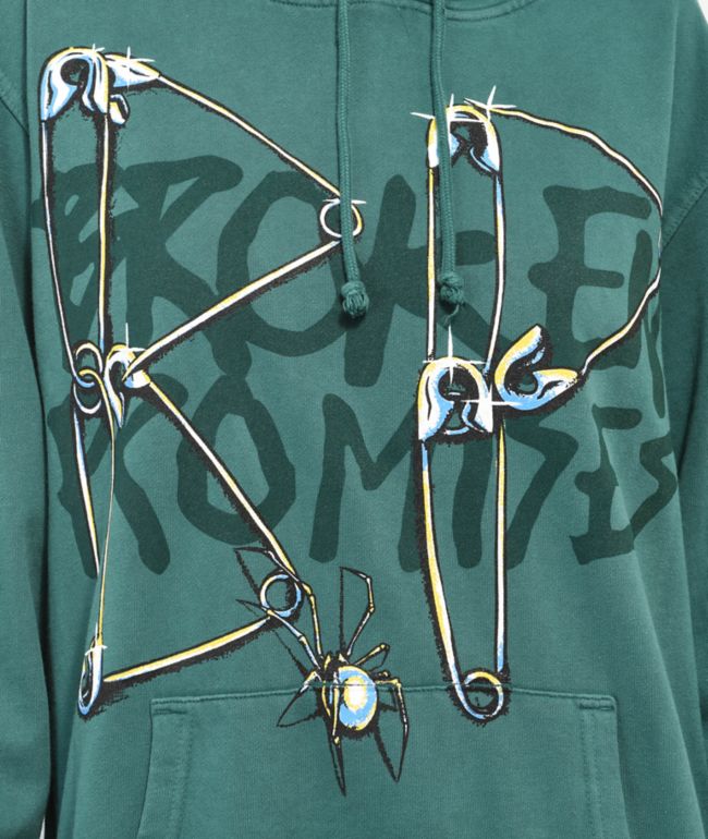 Broken Promises Piercer Green Hoodie - thumbnail 3