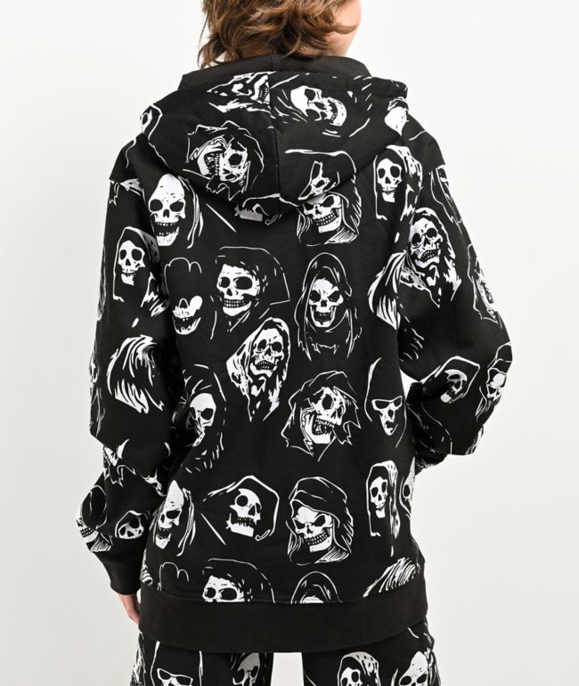 Broken Promises Reaper Guide Black Zip Hoodie - thumbnail 2