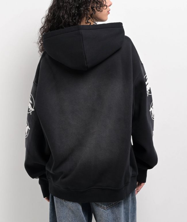 Broken Promises Rodeo Star Black Wash Hoodie - thumbnail 2