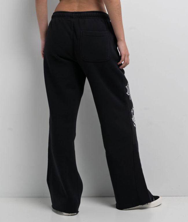 Broken Promises Rodeo Star Black Wash Sweatpants - thumbnail 2
