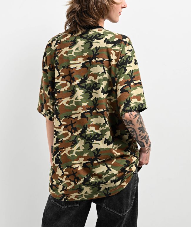 Broken Promises Tongue Ring Camo T-Shirt - thumbnail 2