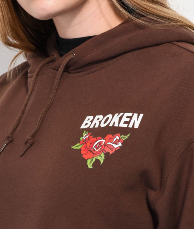 Broken Promises Venomous Brown Hoodie - thumbnail 3