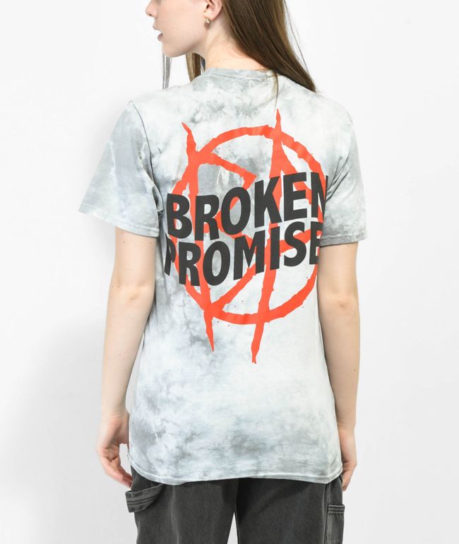 Broken Promises x Death Note 05 Misa Grey Tie Dye T-shirt - thumbnail 2