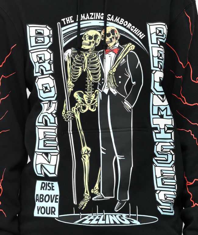 Broken Promises x Samborghini Assistant Black Hoodie - thumbnail 3