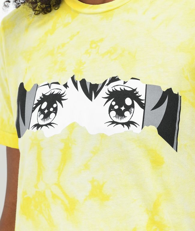 By Samii Ryan Eye See U Yellow Tie Dye T-Shirt - thumbnail 2