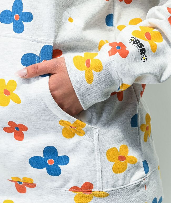 By Samii Ryan Flower Power 4Ever Grey Hoodie - thumbnail 3