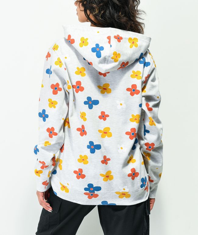 By Samii Ryan Flower Power 4Ever Grey Hoodie - thumbnail 2