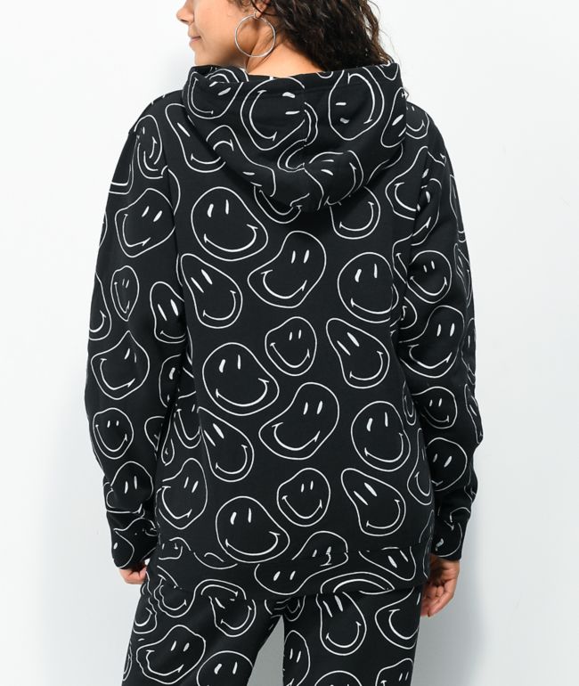By Samii Ryan x Smiley Universe Black Hoodie - thumbnail 3