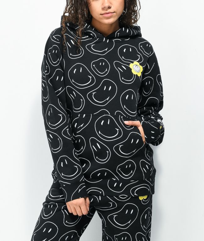 By Samii Ryan x Smiley Universe Black Hoodie