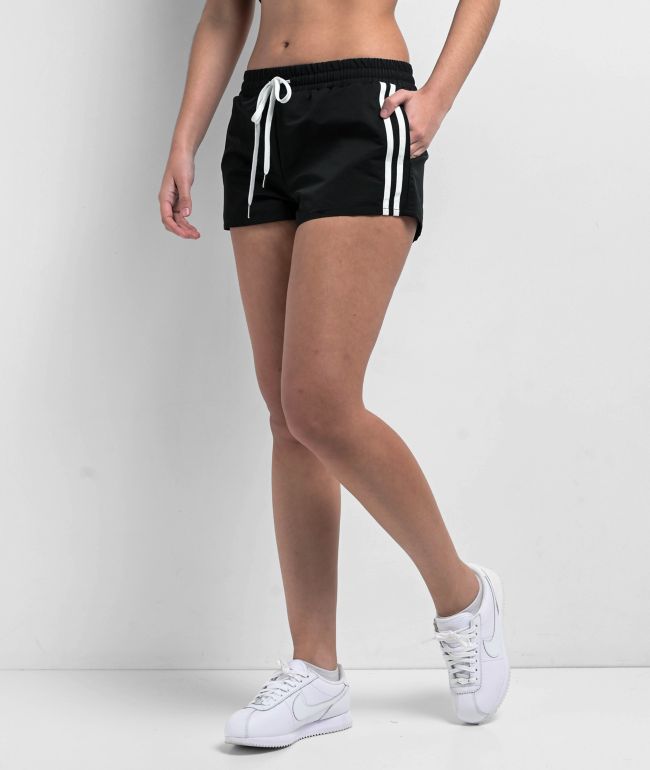 Cali 1850 Black Track Shorts - thumbnail 3