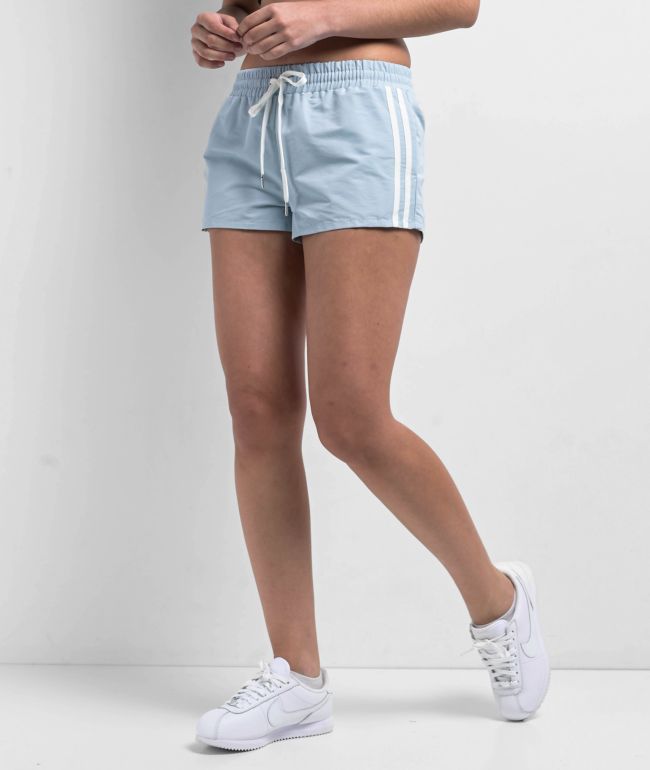 Cali 1850 Light Blue Track Shorts - thumbnail 3