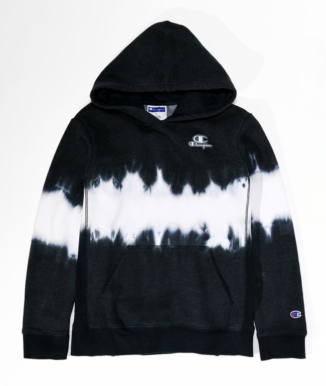 Champion Kids' Black Tie Dye Hoodie