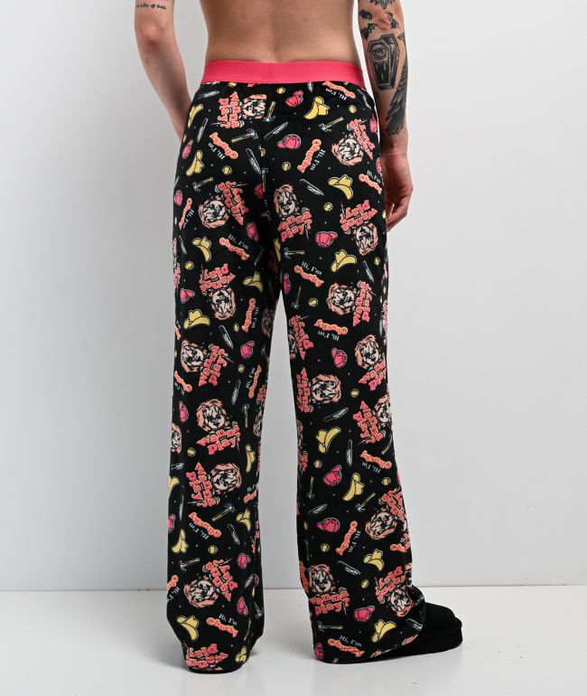 Chucky Wanna Play Black Lounge Pants - thumbnail 2