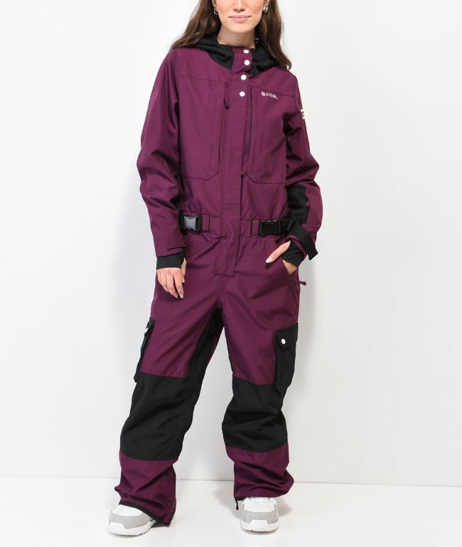 Coal Glacier Purple & Black 20K Snowsuit