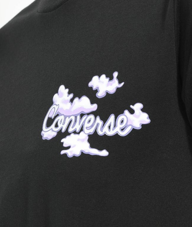 Converse Dreamer Black Crop T-Shirt - thumbnail 3