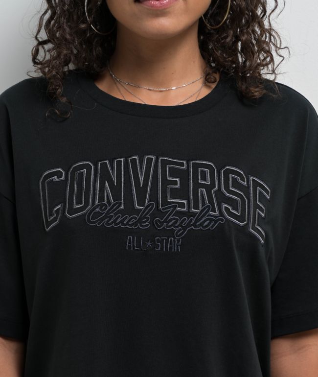 Converse Retro Black T-Shirt - thumbnail 3