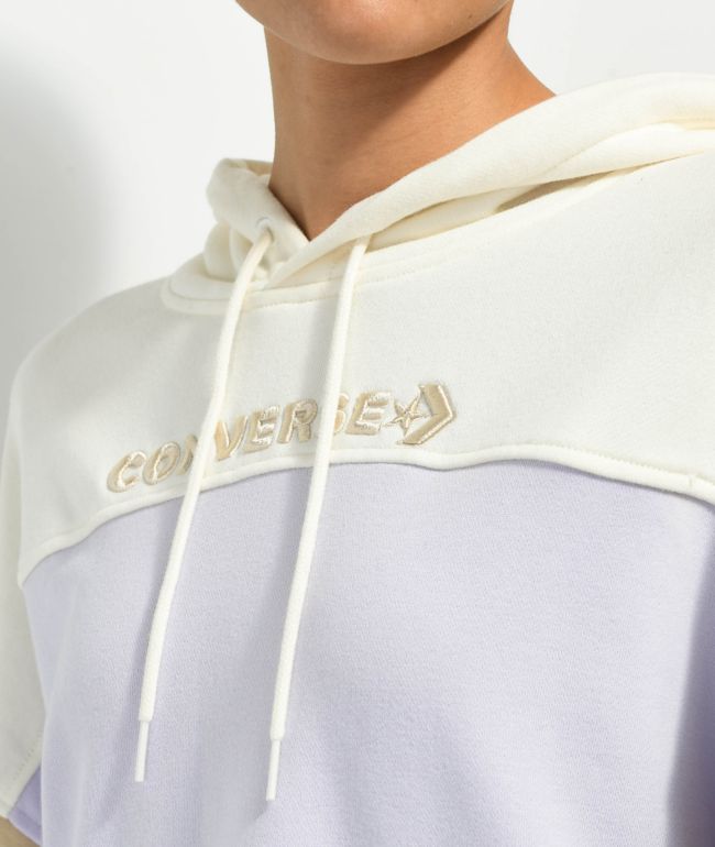 Converse Vapor Violet Crop Hoodie - thumbnail 3
