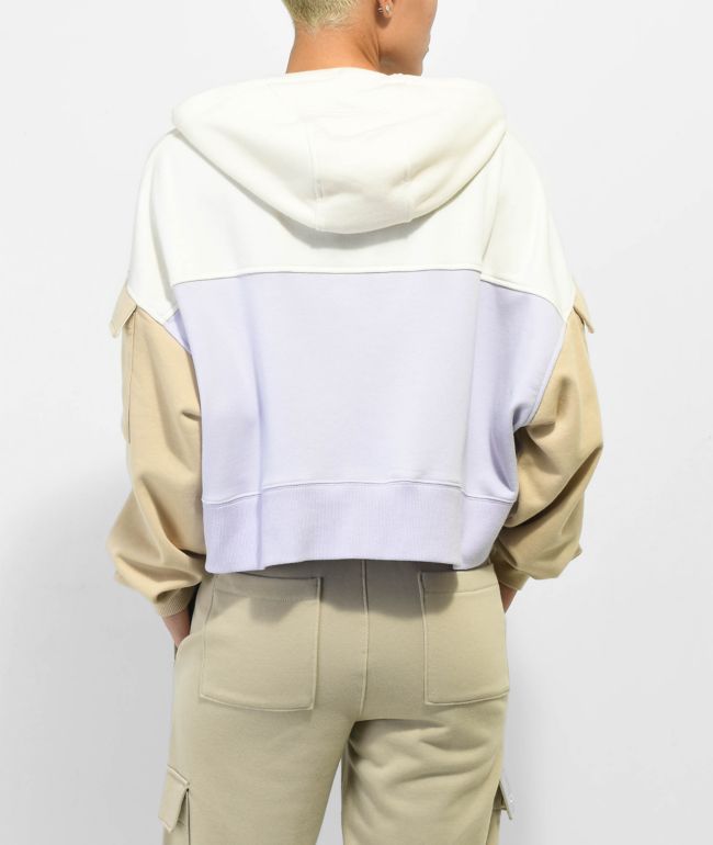 Converse Vapor Violet Crop Hoodie - thumbnail 2