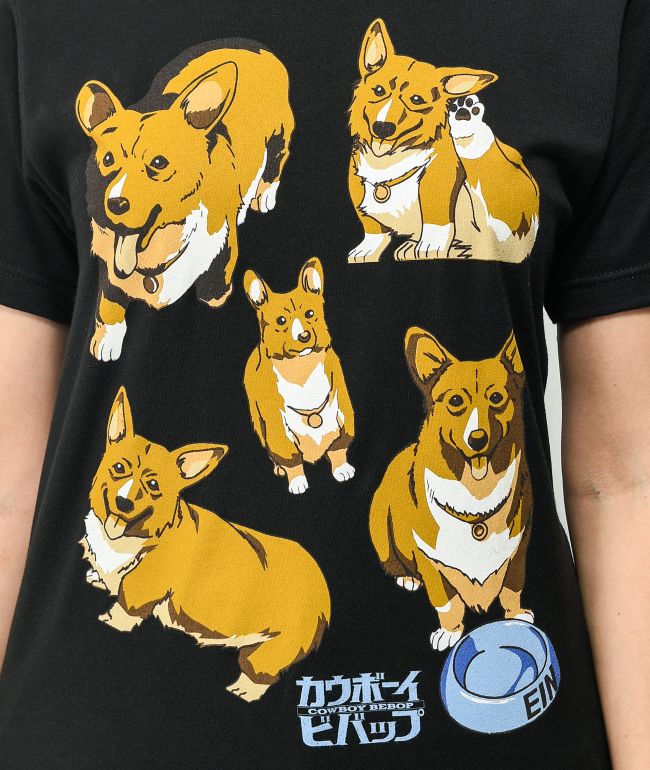 Cowboy Bebop Ein Black T-Shirt - thumbnail 2