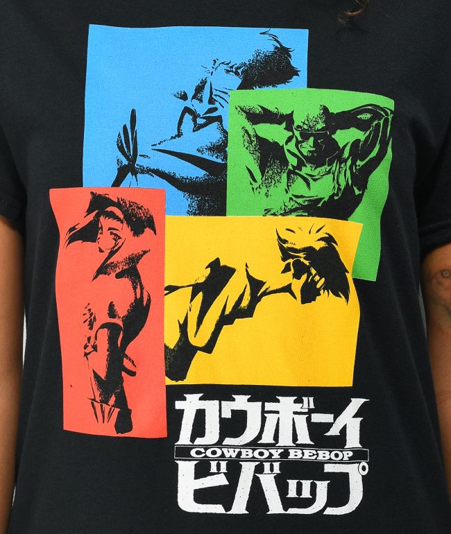Cowboy Bebop Group Black T-Shirt - thumbnail 2