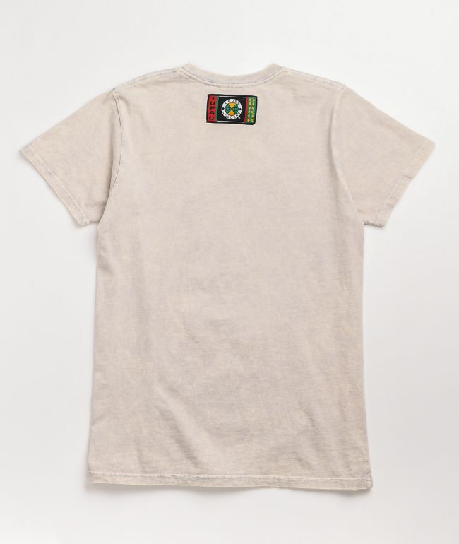 Cross Colours x Tupac Keep Ya Head Light Grey T-Shirt - thumbnail 2