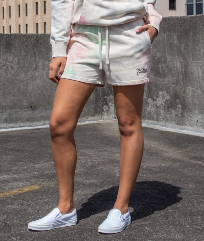 DC Trippin' Pastel Tie Dye Sweat Shorts - thumbnail 3