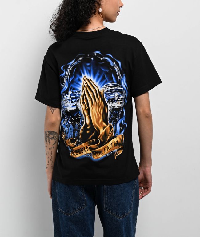 DGA Aztlan Keepin The Faith Black T-Shirt