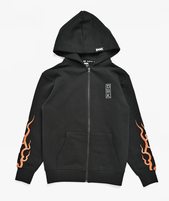 DGK Kids Roamer Black Zip Hoodie - thumbnail 2