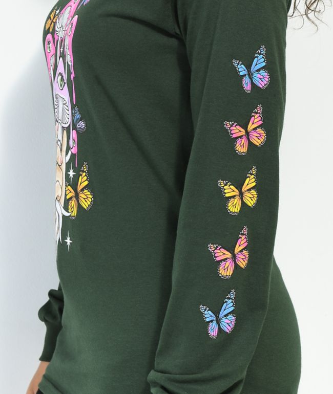 DGK Psych Green Long Sleeve T-Shirt - thumbnail 3