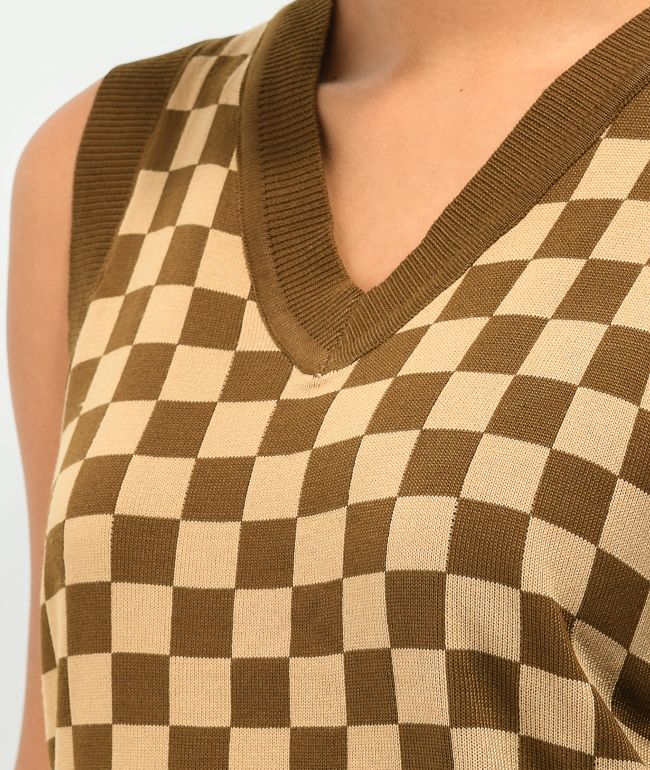 Daisy Street Oversized Knit Vest Tank Top - thumbnail 3