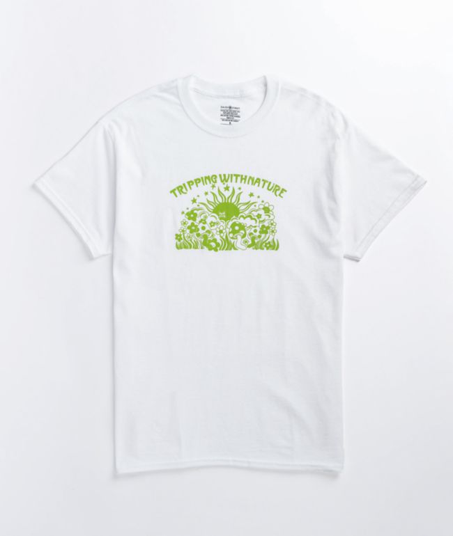 Daisy Street Tripping With Nature White T-Shirt