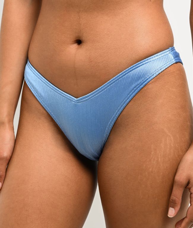 Damsel Meg Blue High Leg Bikini Bottom - thumbnail 3