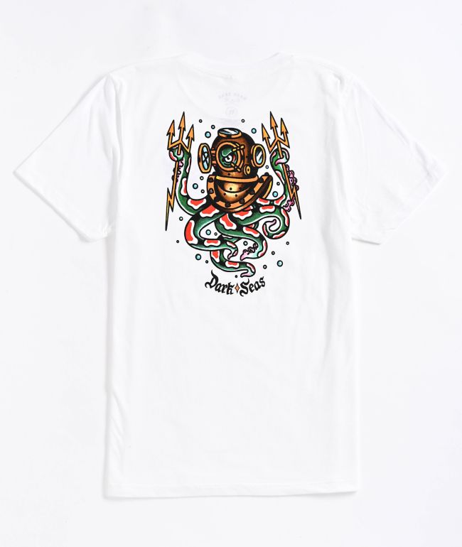 Dark Seas Kids Man At Arms White T-Shirt